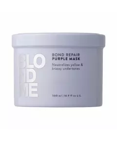 Lilla reparasjonsmaske Blondme Bond Repair Schwarzkopf 500 ml