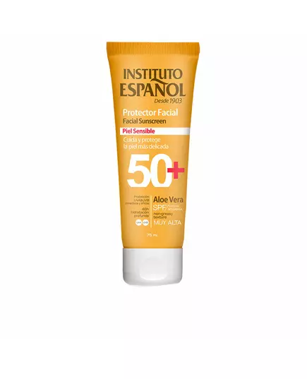 Solkrem for sensitiv hud SPF50+ Instituto Español 75 ml