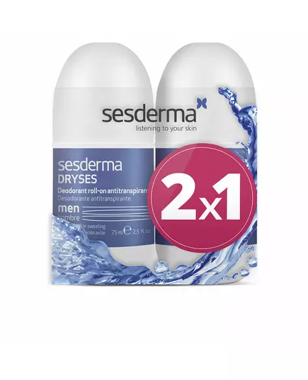 Sesderma Dryses Deo Roll-On Men Duo, 2 x 75 ml