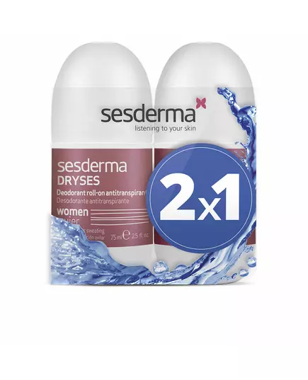 Dryses Roll-On Sesderma deodorant for kvinner 2 x 75 ml