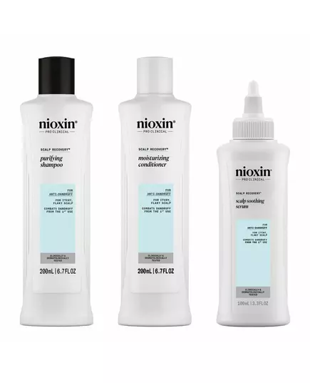 Nioxin Scalp Recovery Set for Flass (sensitiv og kløende hud) 3 stk