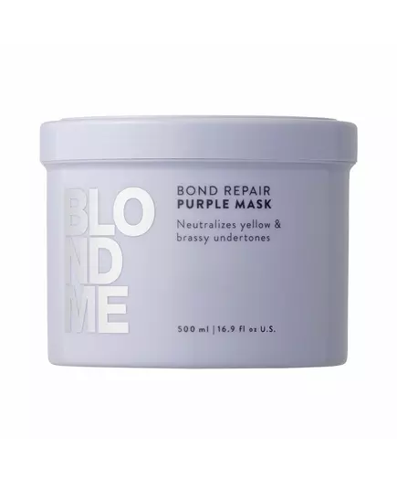 Lilla reparasjonsmaske Blondme Bond Repair Schwarzkopf 500 ml
