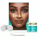 Swati fargede 6-måneders linser Jade 1 par